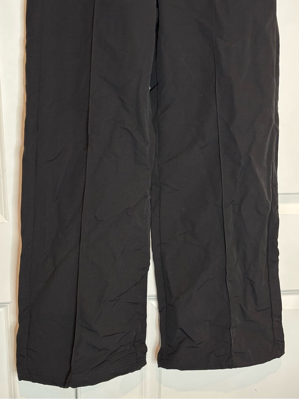 NWT Nike Sportswear Everything Wovens Mid Rise Open Hem Pants Black M FQ3588 - Picture 5 of 11